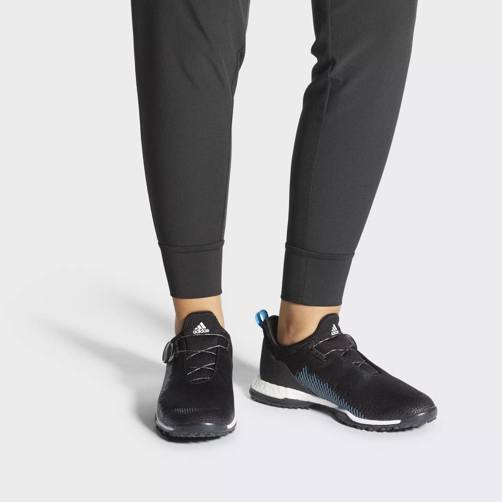 Adidas Forgefiber Boa Tenis De Golf Negros Para Mujer (MX-51710)